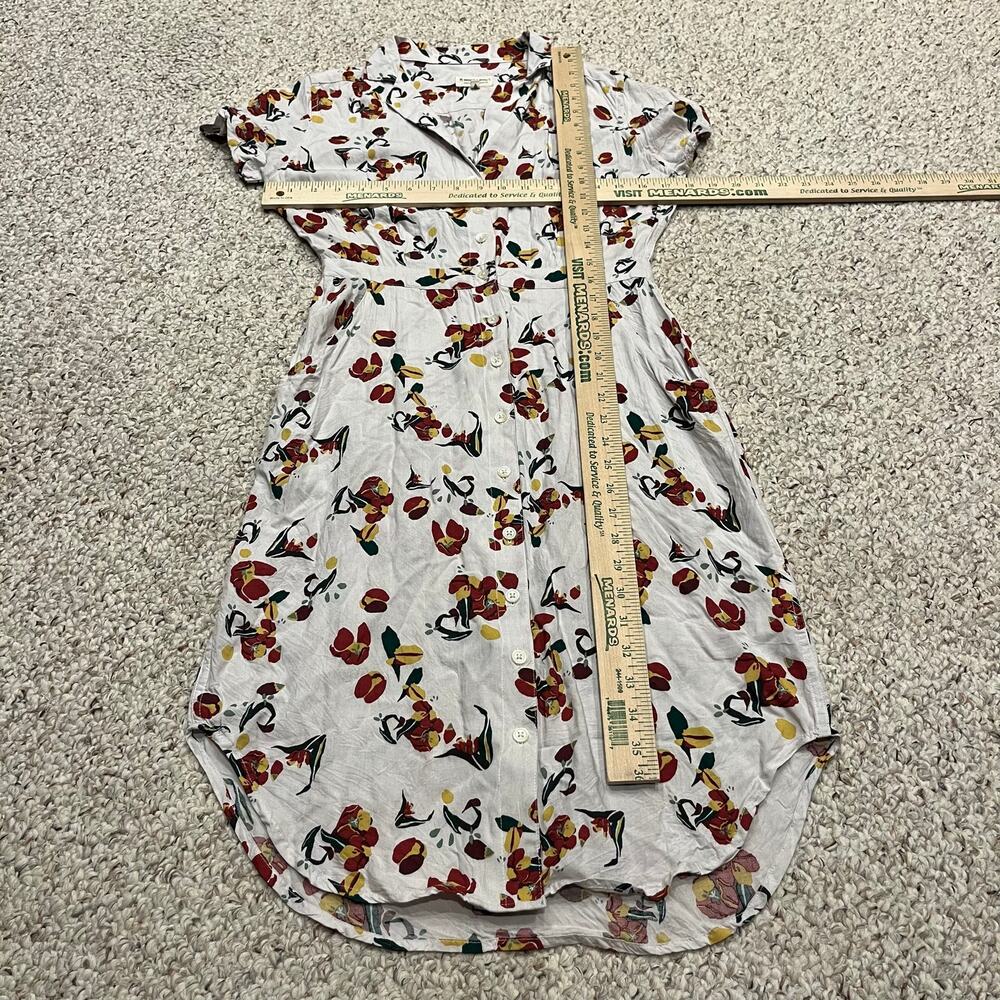 Bridge & Burn Dolores Shirt Dress Tulip Floral Sz S Feminine Cottagecore Casual - Picture 4 of 7